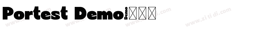 Portest Demo字体转换 Portest Demo字体转换